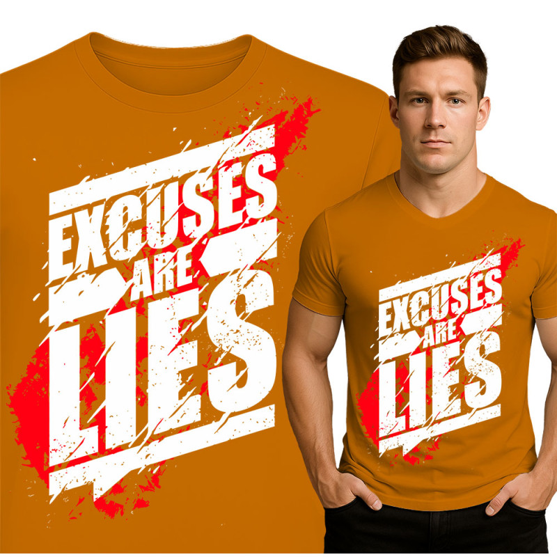 Gym T-shirt 'Excuses zijn Leugens'
