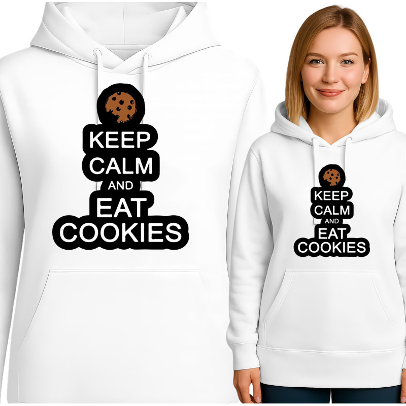 Bluza damska 'Keep Calm and Eat Cookies'