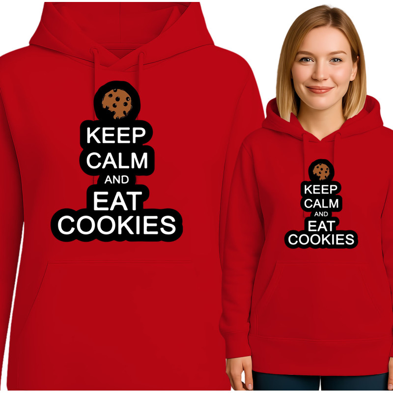 Bluza damska 'Keep Calm and Eat Cookies'