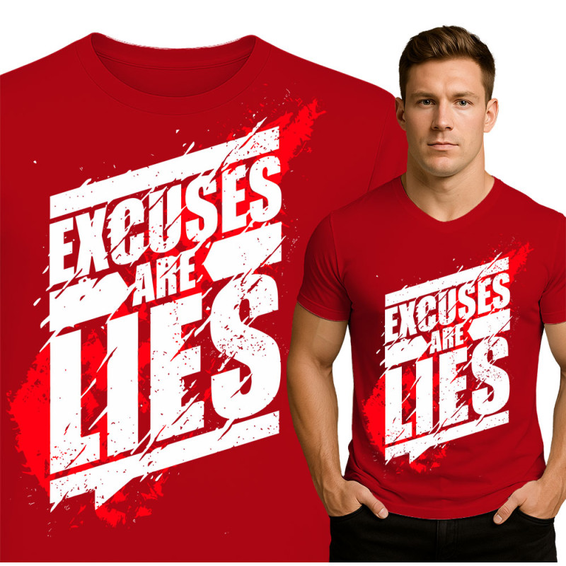 Gym T-shirt 'Excuses zijn Leugens'