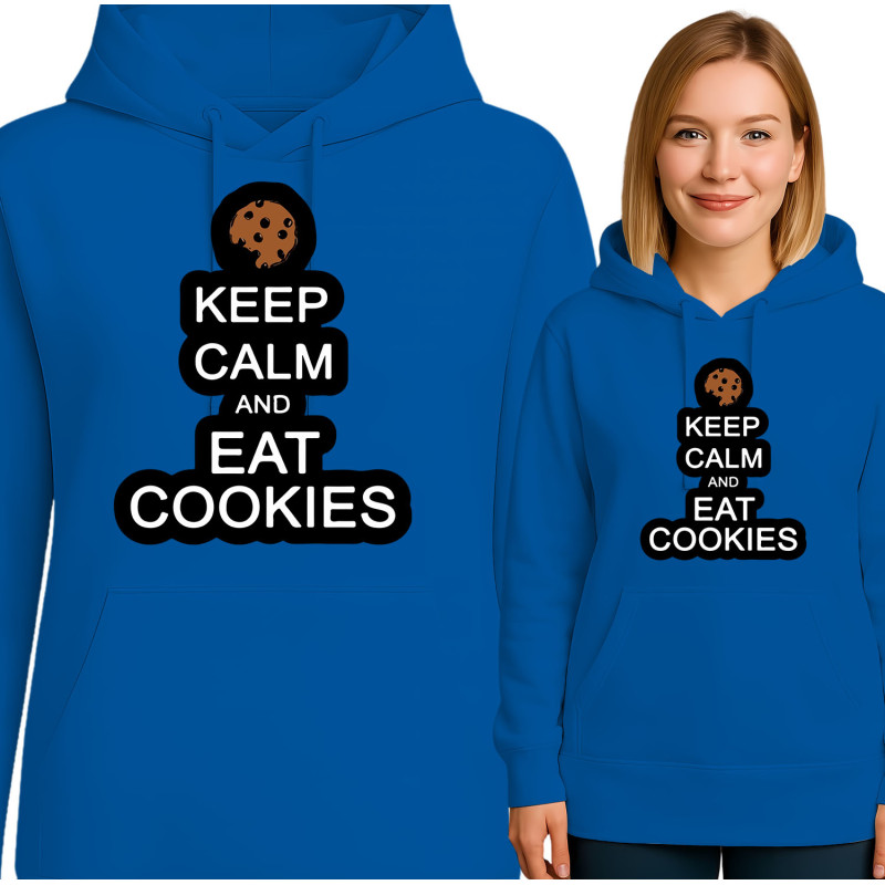 Bluza damska 'Keep Calm and Eat Cookies'