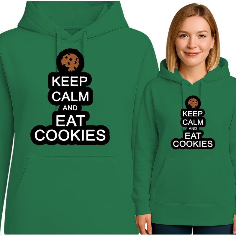 Bluza damska 'Keep Calm and Eat Cookies'