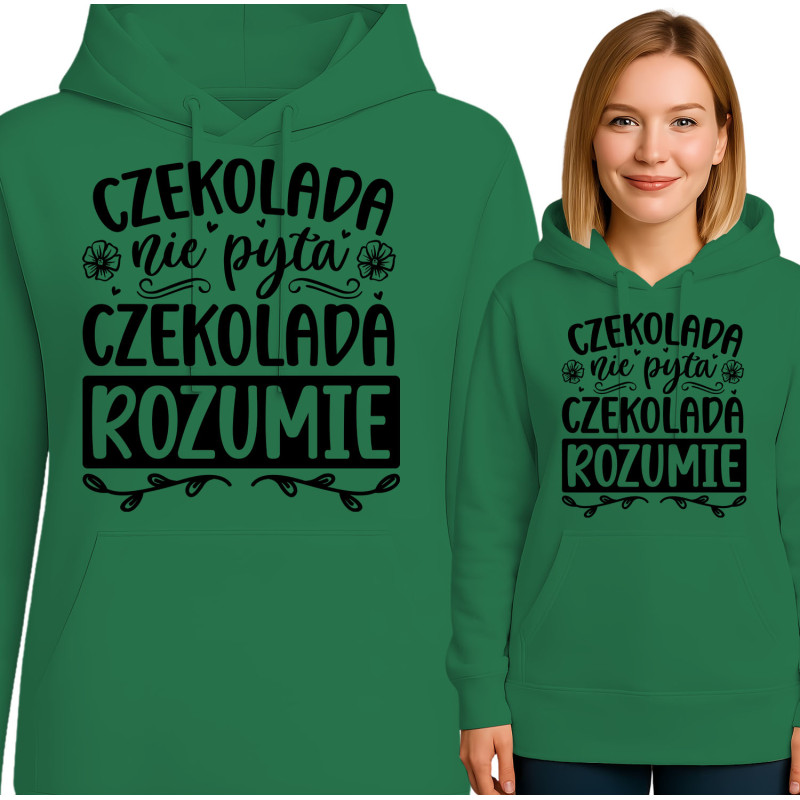 Charmante Chocolade Sweatshirt