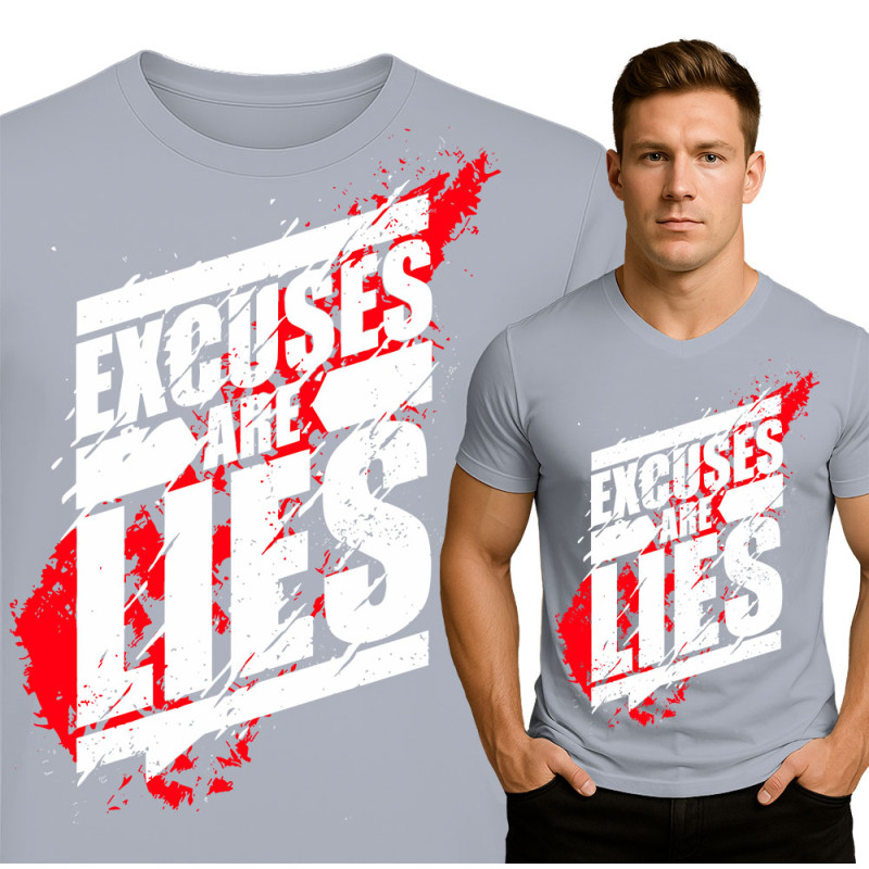 Gym T-shirt 'Excuses zijn Leugens'