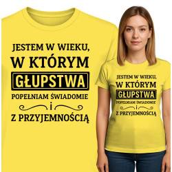 żółty