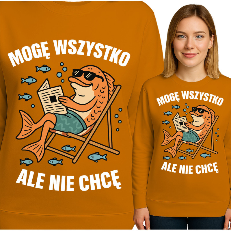 Bluza damska 'Mogę wszystko, ale nie chcę'