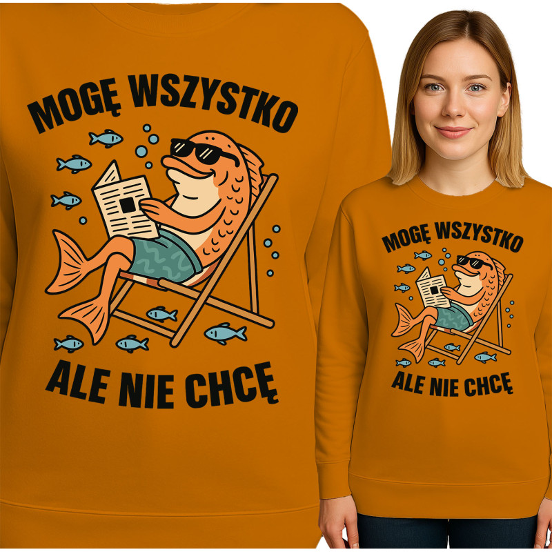 Bluza damska 'Mogę wszystko, ale nie chcę'