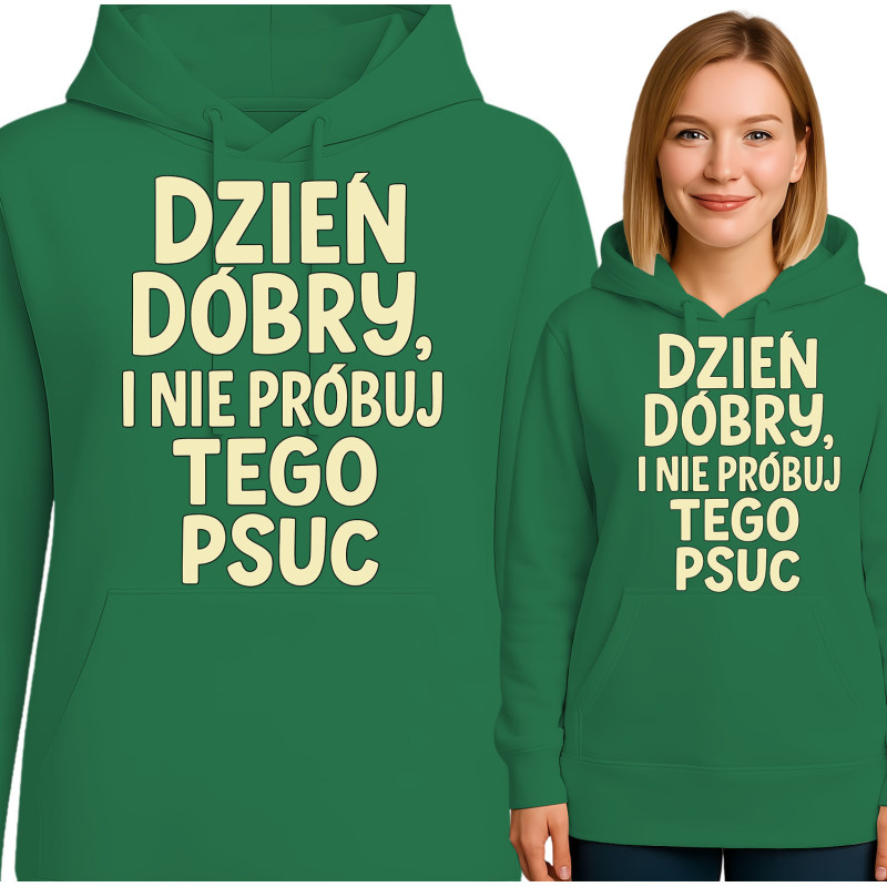Comfortabele Hoodie met Unieke Poolse Zin