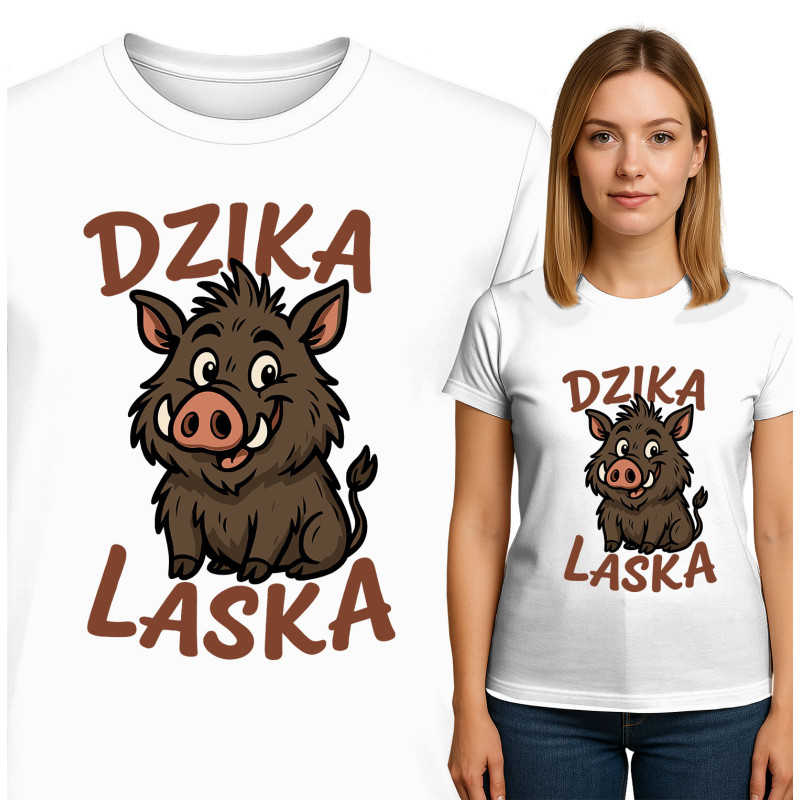 Vrolijk Wild Zwijn T-Shirt