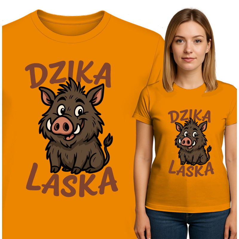 Vrolijk Wild Zwijn T-Shirt