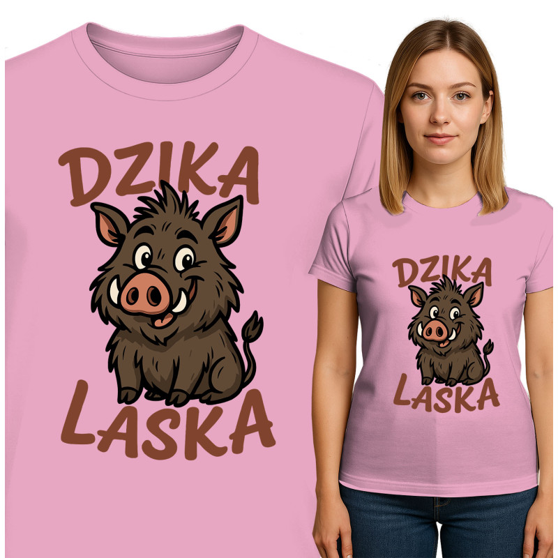 Vrolijk Wild Zwijn T-Shirt