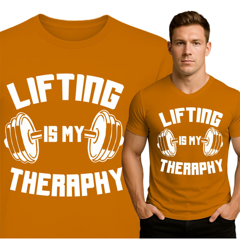 Lifting is My Therapy Shirt - Perfect for Fitness Enthusiasts