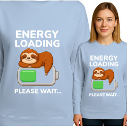 Bluza damska 'ENERGY LOADING PLEASE WAIT...'