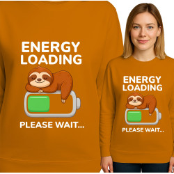 Bluza damska 'ENERGY LOADING PLEASE WAIT...'