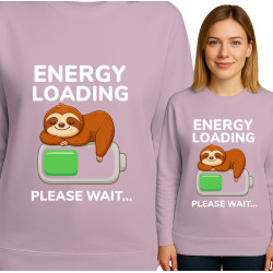 Bluza damska 'ENERGY LOADING PLEASE WAIT...'