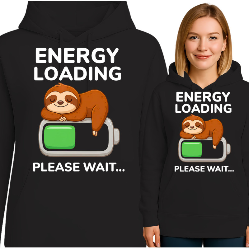 Bluza damska 'ENERGY LOADING PLEASE WAIT...'