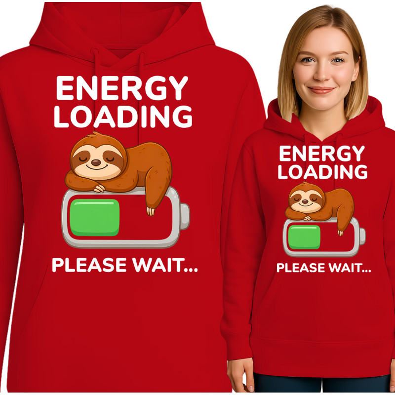 Bluza damska 'ENERGY LOADING PLEASE WAIT...'