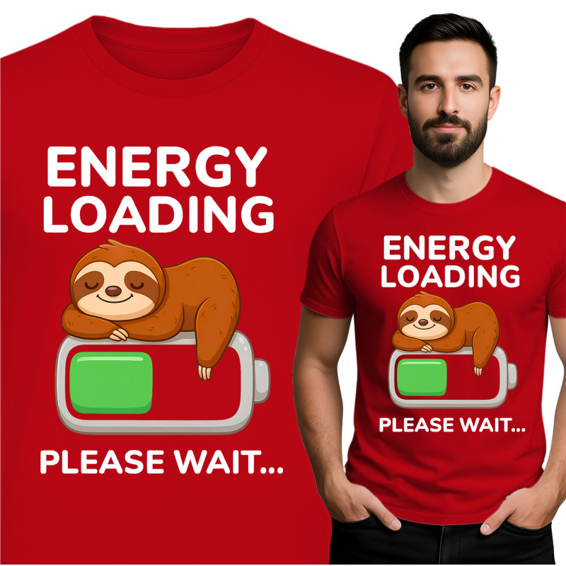 Energy Loading Luiaard T-Shirt