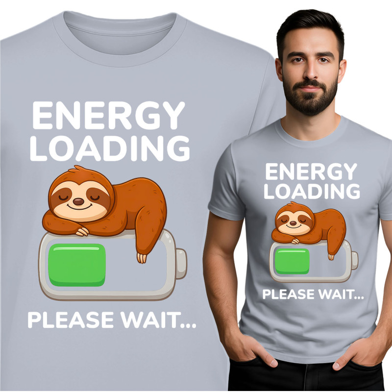 Energy Loading Luiaard T-Shirt
