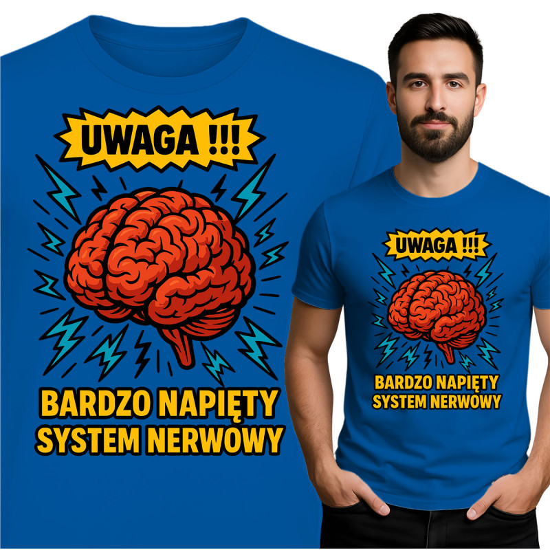 Waarschuwing! T-Shirt - Overbelaste Zenuwstelsel