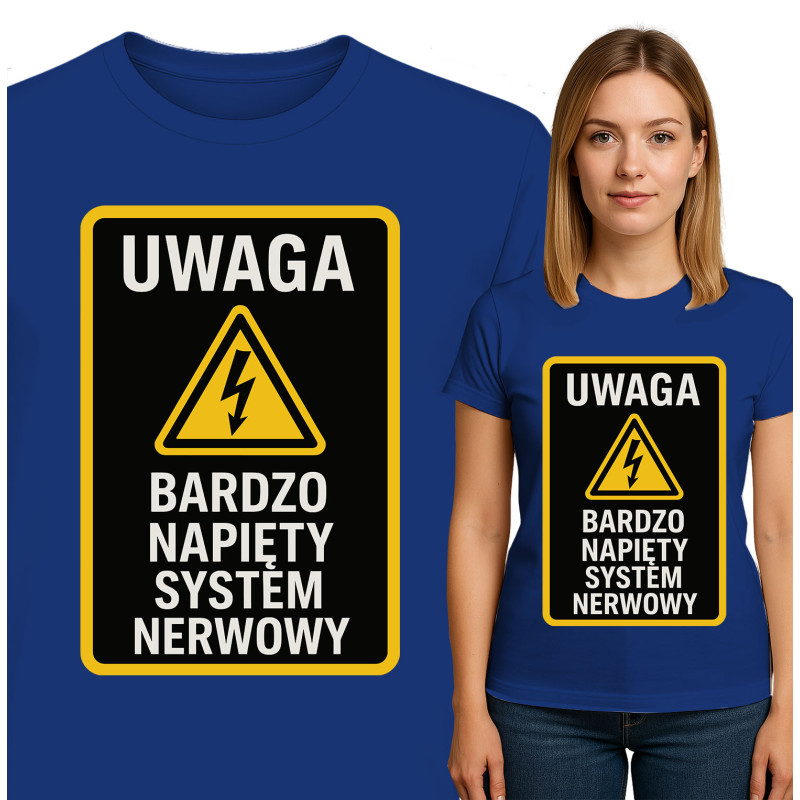 Waarschuwings T-Shirt: Zenuwstelsel Alert