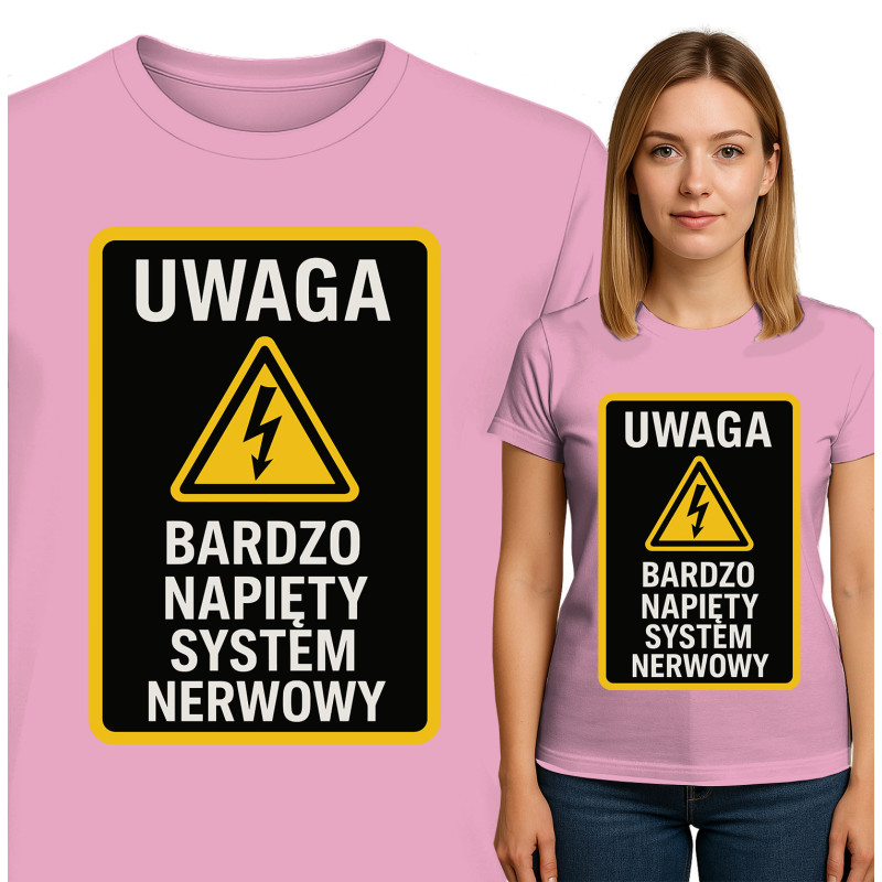 Waarschuwings T-Shirt: Zenuwstelsel Alert