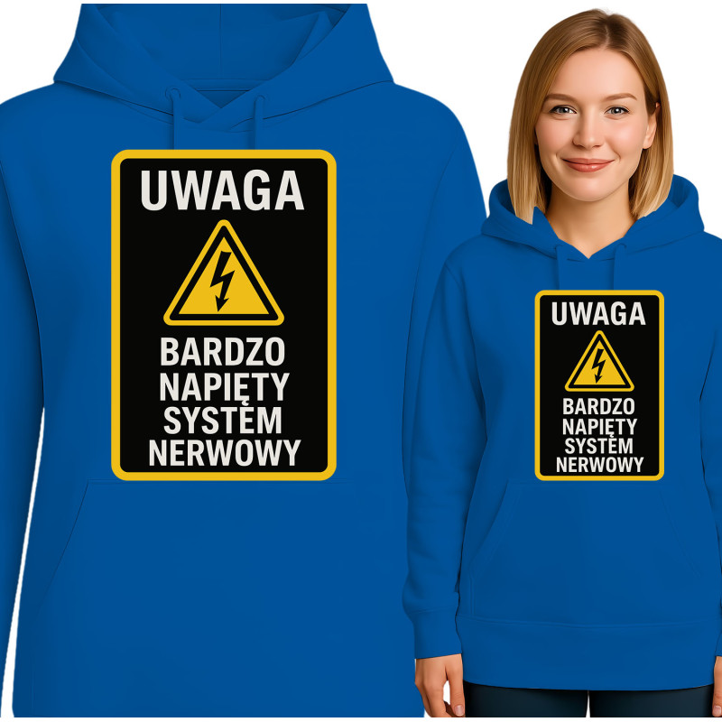 Bluza damska 'Uwaga: Bardzo Napięty System Nerwowy'