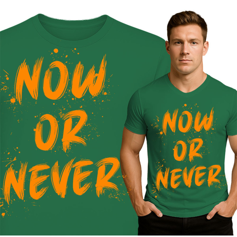 Now or Never Graphic Tee
