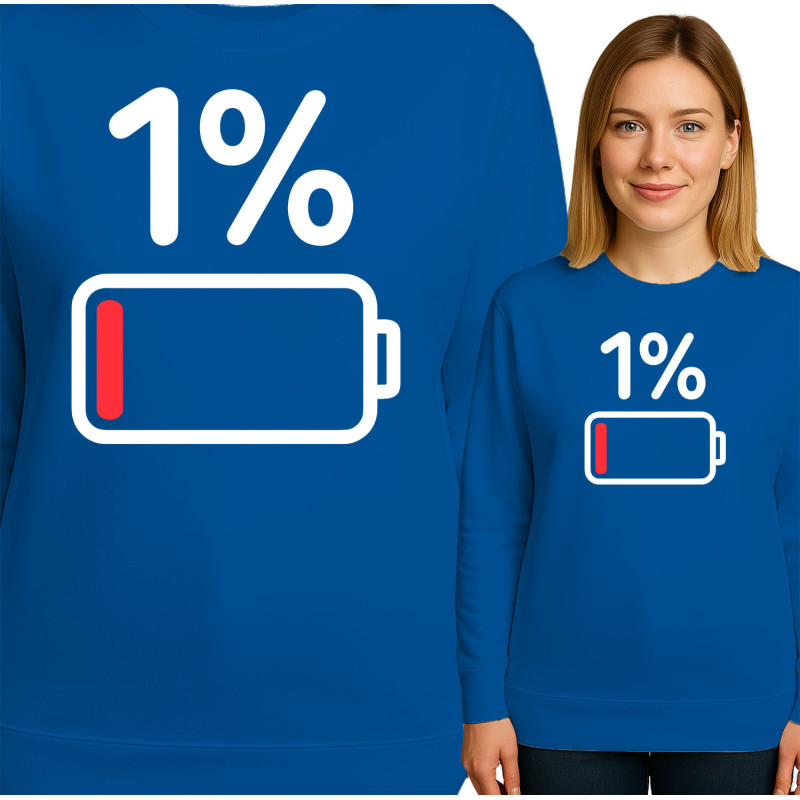Bluza damska  '1% Baterii'