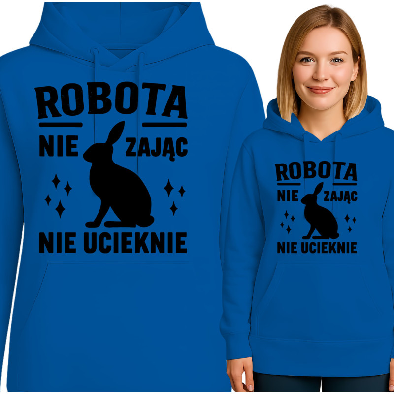 Bluza damska \'ROBO TA NIE ZAJĄC NIE UCIEKNIE\'