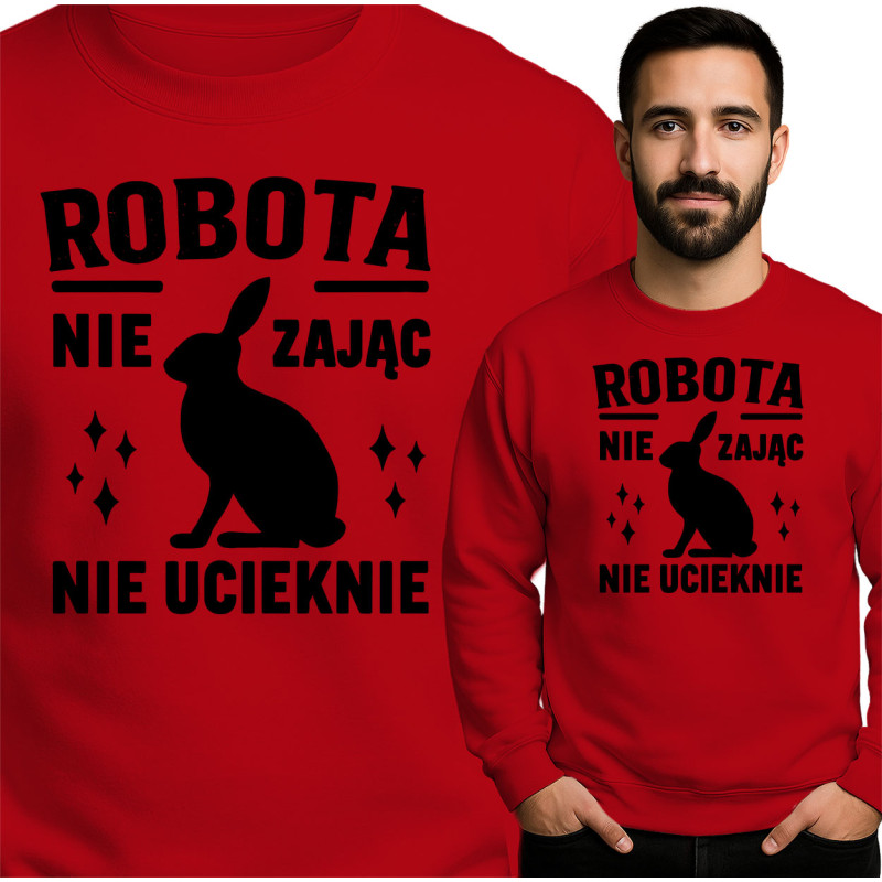 Bluza Mẹska 'ROBO TA NIE ZAJĄC NIE UCIEKNIE'