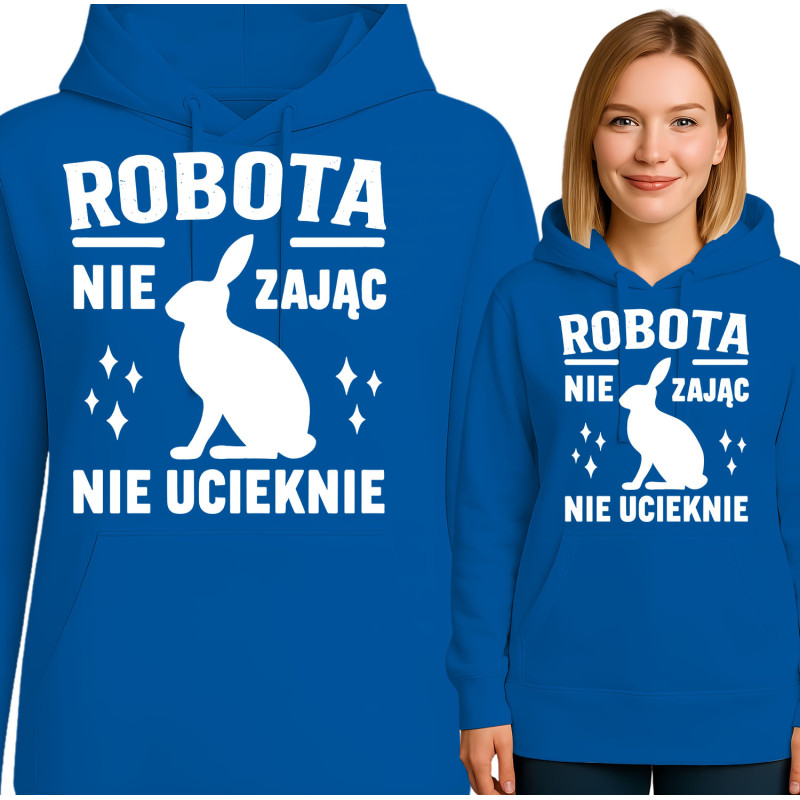 Bluza damska'ROBO TA NIE ZAJĄC NIE UCIEKNIE'