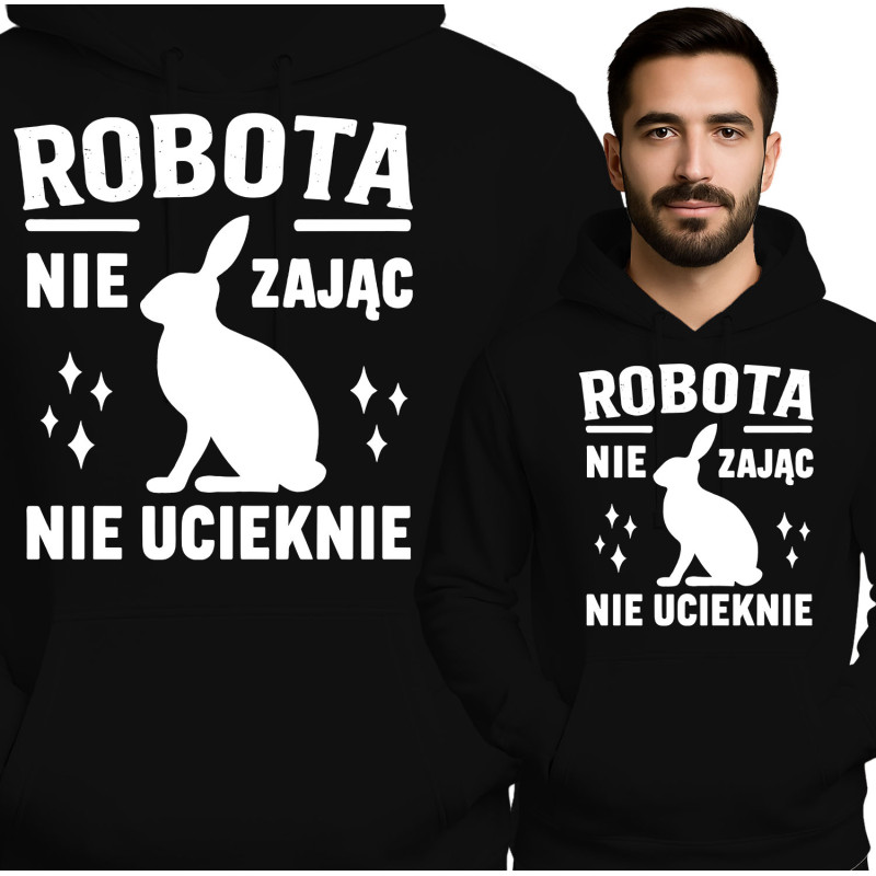 Bluza Mẹska 'ROBO TA NIE ZAJĄC NIE UCIEKNIE'