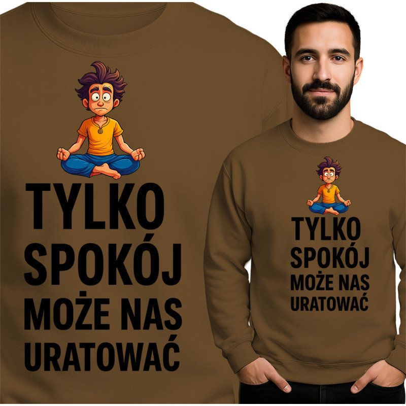 Bluza Mẹska 'TYLKO SPOKÓJ MOŻE NAS URATOWAĆ'