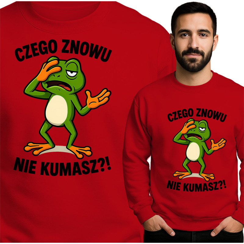 czerwony