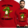 czerwony