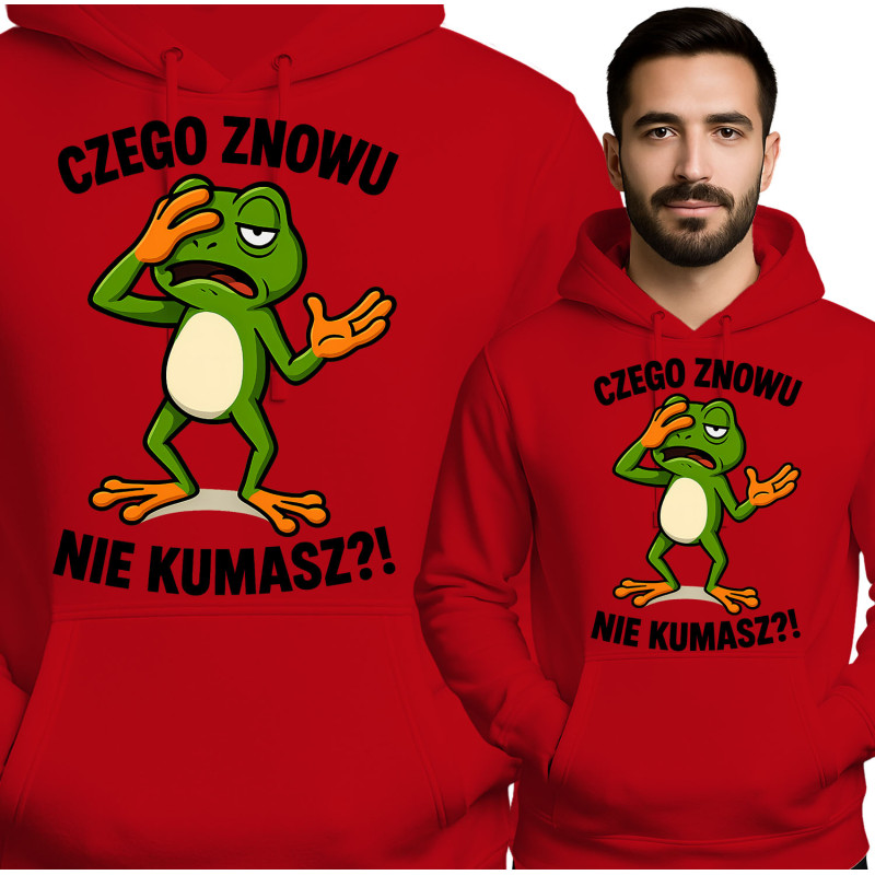 czerwony