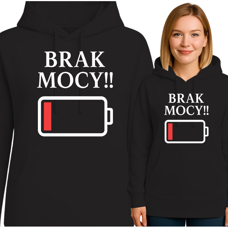 Batterij Laag Hoodie