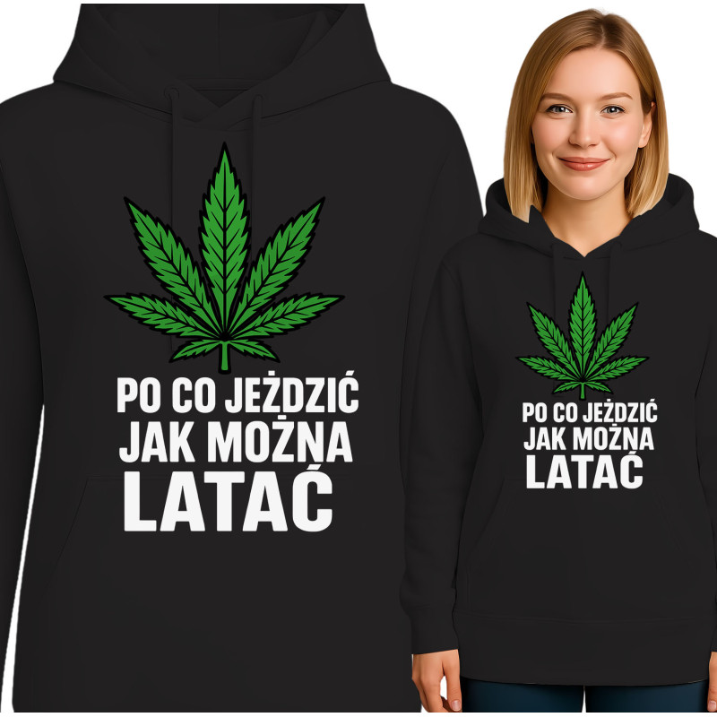 Bluza damska 'PO CO JEŹDZIĆ JAK MOZNA LATAC'
