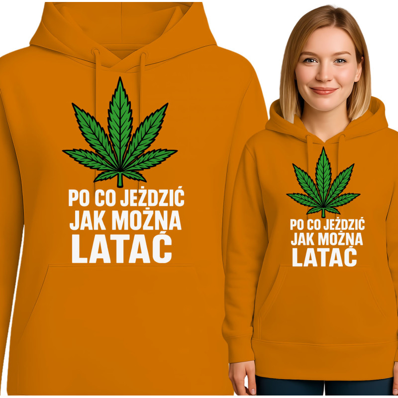 Bluza damska 'PO CO JEŹDZIĆ JAK MOZNA LATAC'