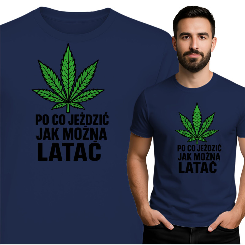 Trendy Cannabis Leaf T-Shirt