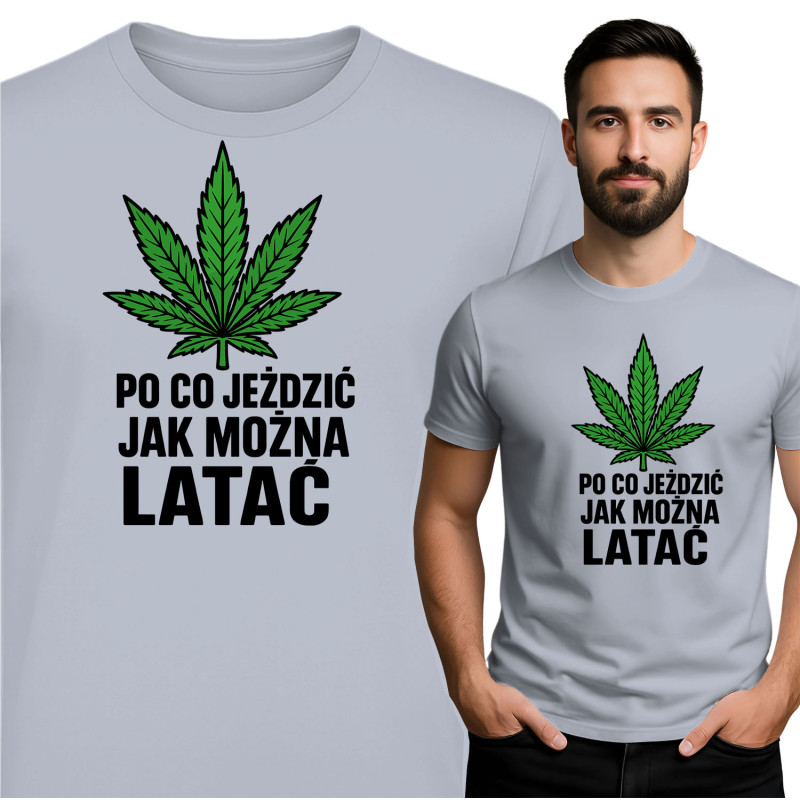 Trendy Cannabis Leaf T-Shirt