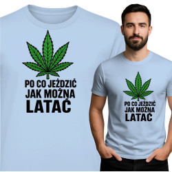Trendy Cannabis Leaf T-Shirt