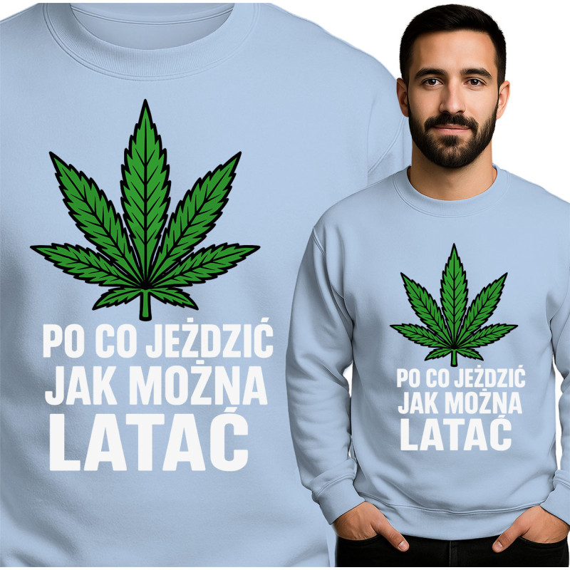 Blad Print Sweatshirt - Stylish en Comfortabel