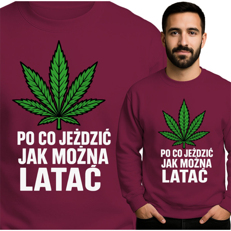 Blad Print Sweatshirt - Stylish en Comfortabel