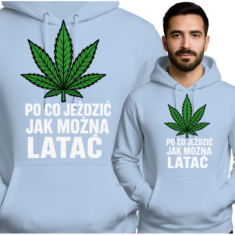 Trend Hoodie met Cannabis Ontwerp
