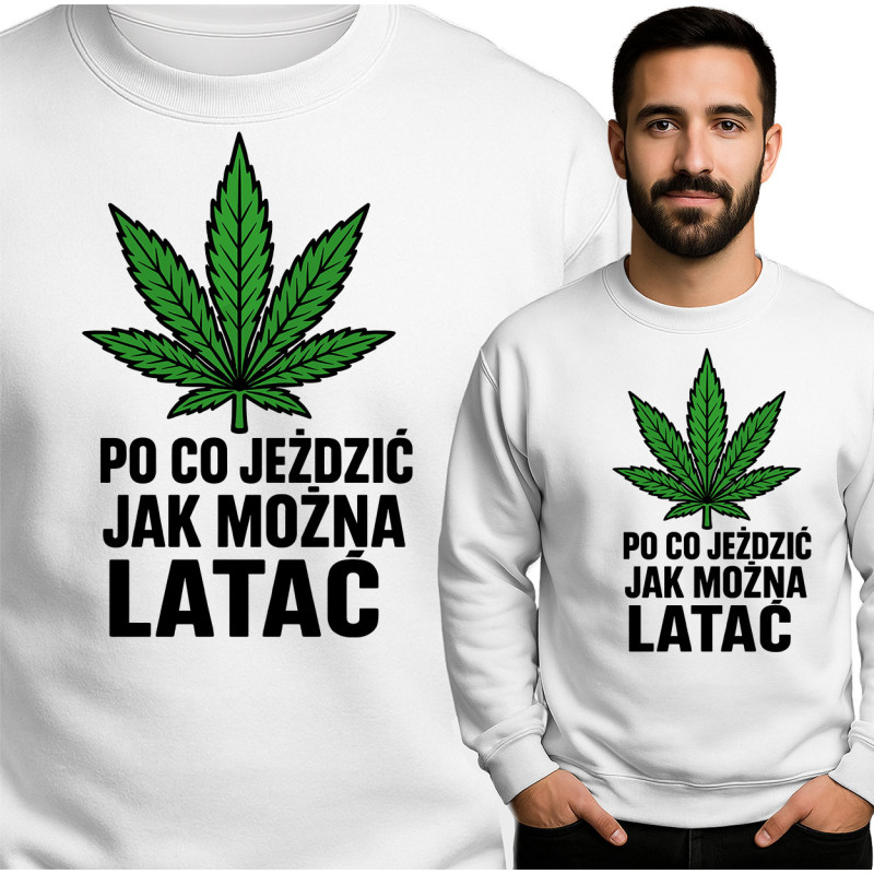 Unieke Cannabisblad Sweatshirt