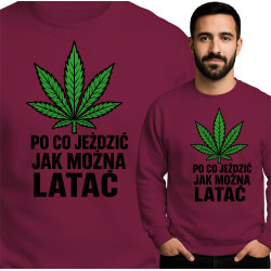Unieke Cannabisblad Sweatshirt