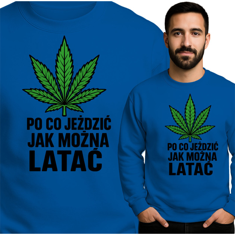 Unieke Cannabisblad Sweatshirt