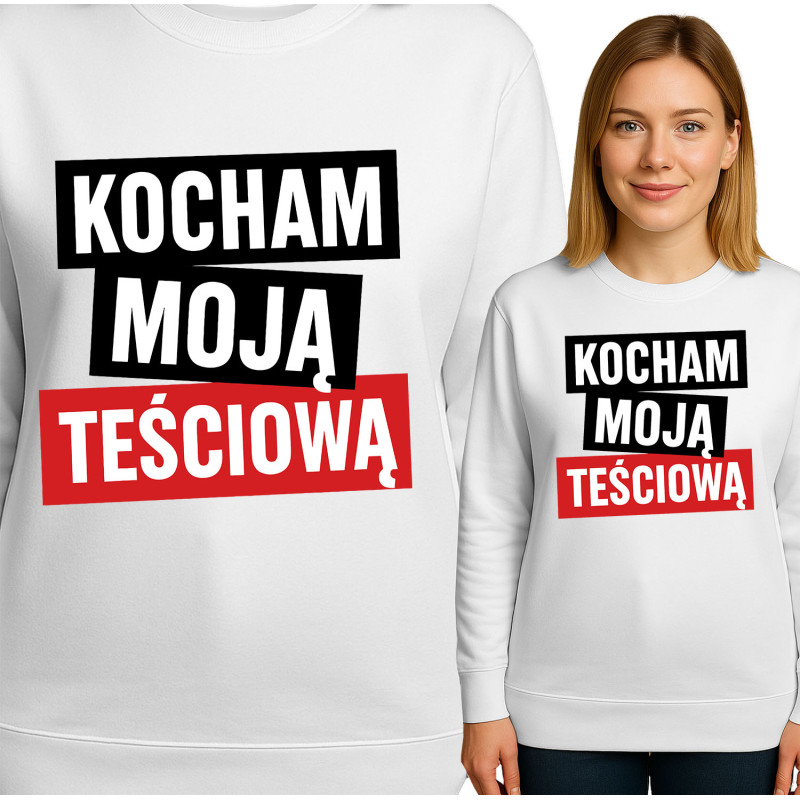 Bluza damska 'Kocham Moja Teściową'